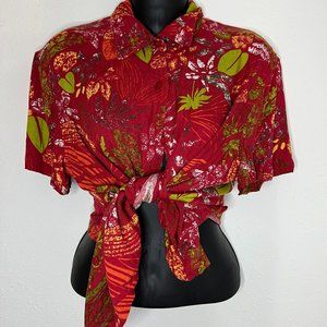 Vintage Bahama Beach Button Up